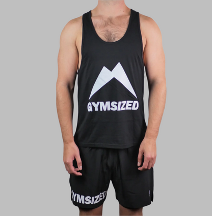 GYMSIZED BODYBUILDING VEST BLACK