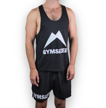 GYMSIZED BODYBUILDING VEST BLACK