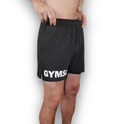 DOUBLE LAYER GYMSIZED SHORTS